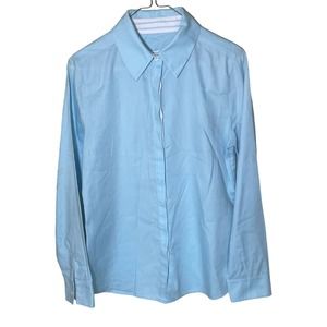 Perlavera Blouse Light Blue Size Small
